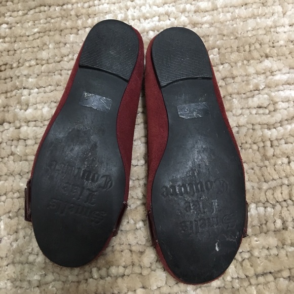 Juicy Couture burgundy suede flats - Picture 6 of 6